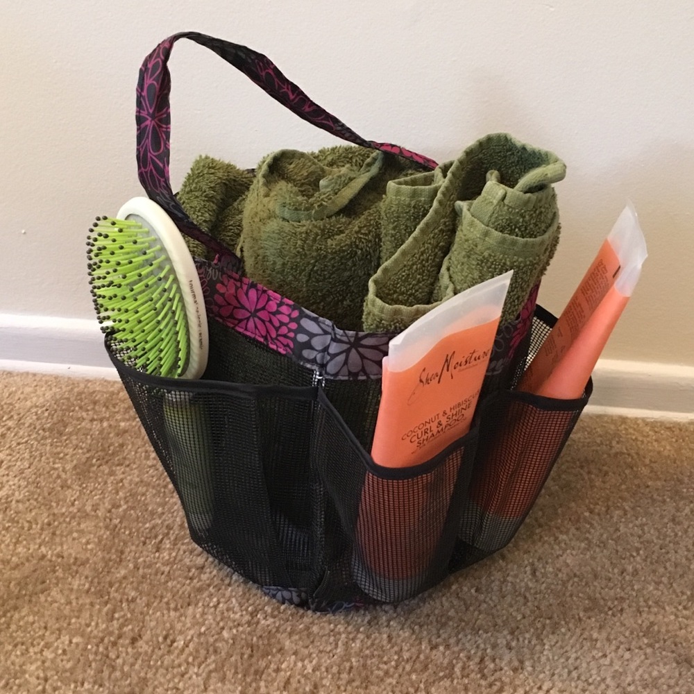 Shower caddy! Flower design. Great for college!